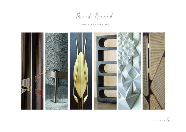 Residential Interior Design Mood Board South Kensington